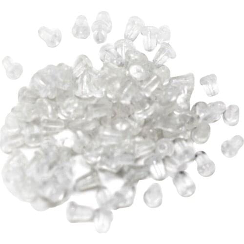 600pcs/lot Earrings Jewelry Accessory Plastic Ear Plugging,Earring Back ,DIY