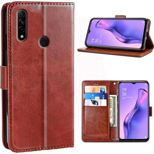 Phone Case For OPPO A31 CPH2015 Protective Cover Luxury PU Flip Leather TPU Silicone Case For OPPO A8 Protector Shell Bumper