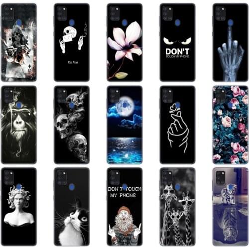 For Samsung A21S Case 6.5" Silicon Soft TPU Back Phone Case Cover For Samsung Galaxy A21s GalaxyA21s A 21s SM-A217FZBNSER a217