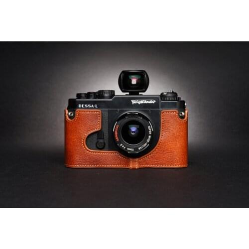 Design for VOIGTLANDER BESSA R BESSA-L Handmade Genuine Leather Camera Half Case Cover