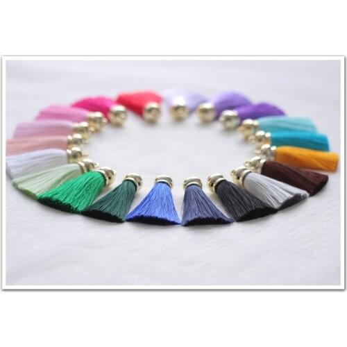 Dailylike Vintage Polyester Cotton Ice Silk Bronze Cap Tassel Trim DIY Sewing Curtains Accessories DIY Home Wedding Decoration