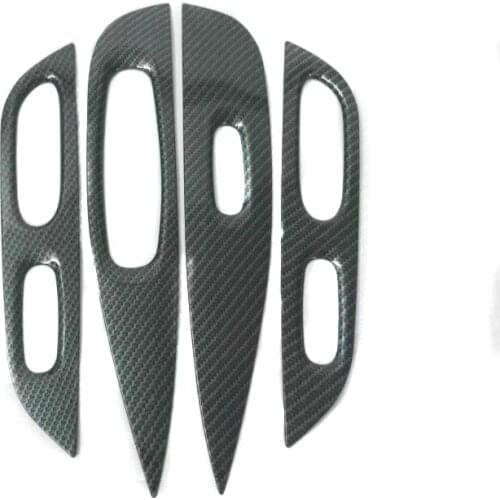 For Nissan X-trail xtrail T32/Rogue 2014 2015 2016 ABS chrome door Window glass switch panel cover trim frame armrest hoods 4pcs