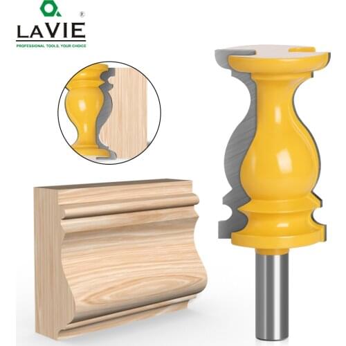 LA VIE 1pc 12mm 1/2 Shank S type Handle Line Handrail Router Bit Wood Cutter Woodworking Cutter Wood Milling Cutting MC03112