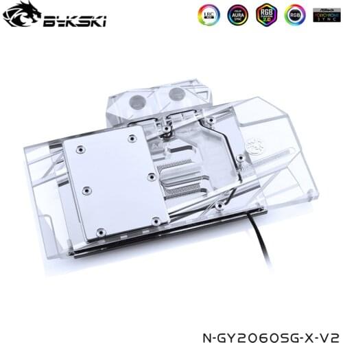 Bykski GPU Cooler For GALAX Geforce RTX 2060SG, For Gainward Geforce GTX 1660 Video Card Water Block,N-GY2060SG-X-V2