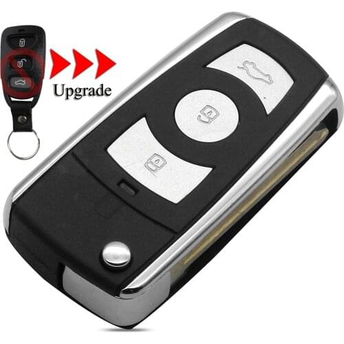 Kutery Upgrade Folding Car Key Shell For Kia For Hyundai Elantra Accent Coupe Tucson 3/4Buttons Remote Key Case Fob Cover