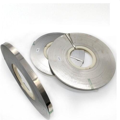 2kg Nickel Plated Steel Strap Strip Sheets 18650 Lithium Battery Conductive Sheet Spot Welding Battery Connecting Sheet Belt
