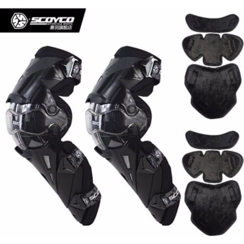Motorcycle Knee Braces Protector Sports Scooter Motor-Racing Guards Safety Gears