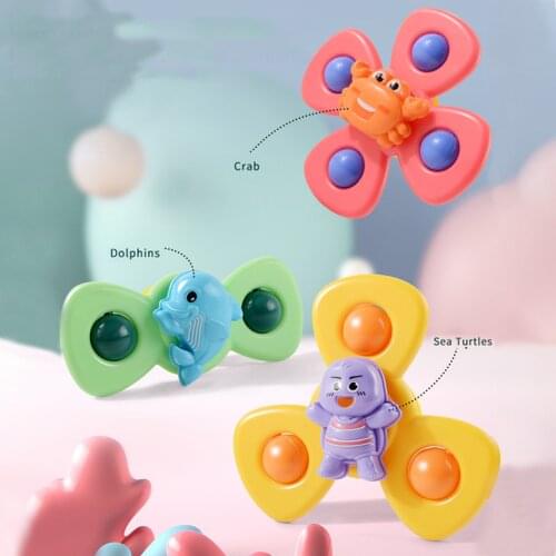 Cartoon Fidget Spinner Kids Toys ABS Colorful Insect Gyro Toy Relief Stress Educational Fingertip Toys For Kids Adults Gift