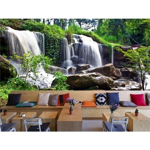 Customize any size mountain stream 3D photo wallpaper for the kitchen living room dining room TV background decoration mural