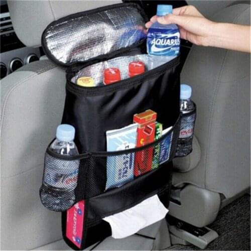 New Car Seat Back Isothermal Multipocket Insulation Storage Bag Organizer Ice Pack Holder Multi-use Car Seat Back Organizer