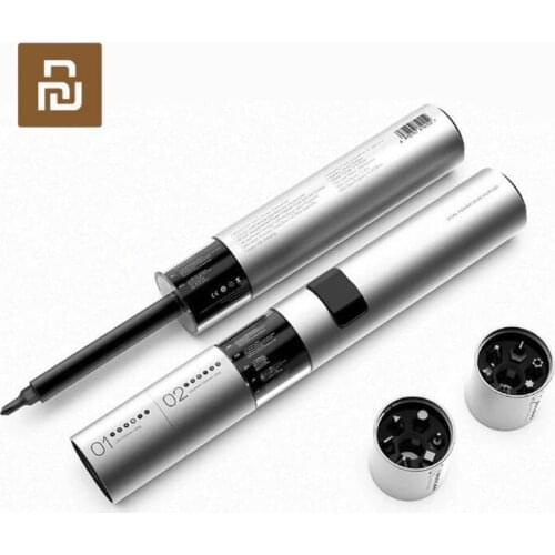 New Youpin WOWSTICK SD 36 Bits 3LED Exquisite Lithium Battery Home Screwdriver Magnetic Suction One Button Design More Torque