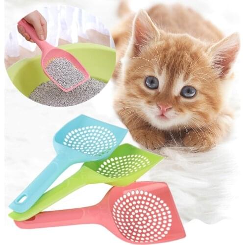 Plastic Cat Litter Scoop Pet Care Sand Waste Scooper Shovel Hollow Cleaning Tool Hollow Style Lightweight Durable Easy to Clean