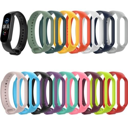 Wristwatch Watchband forMi Band 5/ Mi Band 5 NFC Watch Strap Watch Band Sports Bracelet Accessories