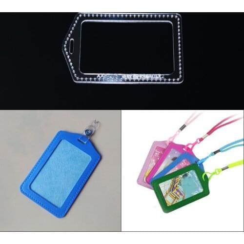 1Set Acrylic Leather Template Home Handwork Leathercraft Sewing Pattern Tools Accessory Card package 7*11cm