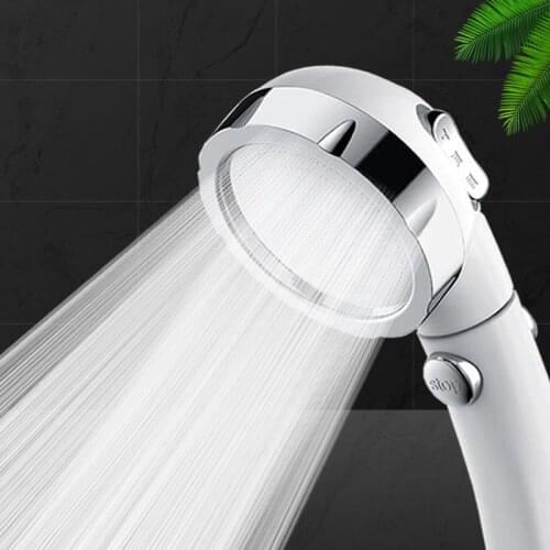 Bathroom Turbo Shower Head High Pressure Showerhead Household Shower Water Saving Shower Hoge Druk Douchekop Washable Hot H008