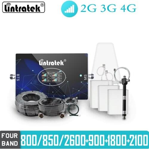 Amplifier GSM 3G 4G Signal Cellular 4G Internet communication Mobile network Signal Booster with Accessories for Smartphone