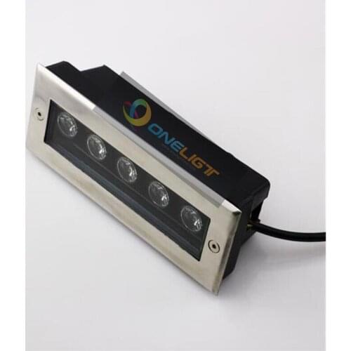 Waterproof 12V DC 85-265V AC 5x2W 10W LED Underground Spotlights Landscape Stair Lighting Outdoor Buried Recessed Floor Lamp