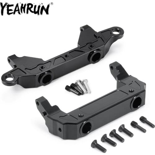 YEAHRUN RC Car Front & Rear Bumper Mount for 1:10 RC Crawler Axial SCX10 III AXI03007 Upgrade Bumper Parts
