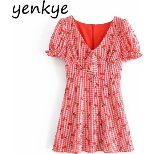 Yenkye Red Summer Dresses