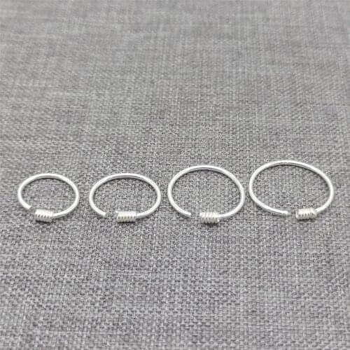 10prs of 925 Sterling Silver Shiny Earring Hoops Ear Wire Hoop 8mm 9mm 10mm 11mm
