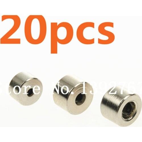 20pcs Landing Gear Wheel Adapter D2.1mm 3.1mm 4.1mm 5.1mm Models RC Airplane RC Plane Chocks Parts DIY Remote Control Helicopter