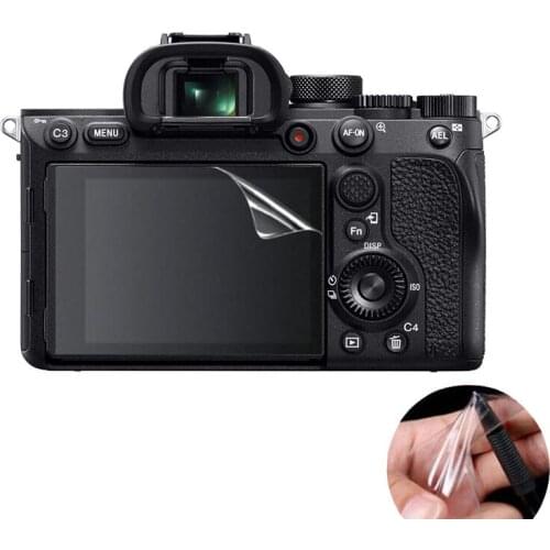3x Clear PET Screen Protector Soft Cover Guard Protective Film for Sony Alpha 7R IV A7R mark 4 MK4 Mark4 A7RIV A7R4 A7RM4 Camera
