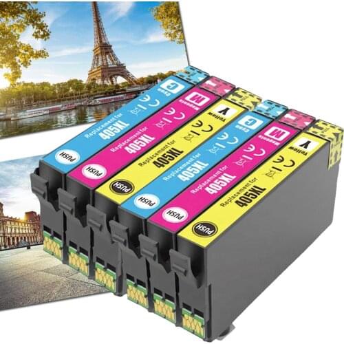 Caidi 405XL E-405XL Compatible for EPSON C13T05H14010 ink cartridge suit for Epson WorkForce Pro WF-3820DWF/WF-3825DWF etc.6C
