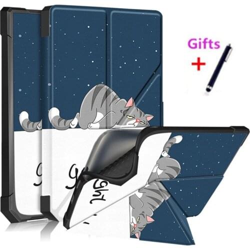 Case For Pocketbook InkPad 3 PB740 /Color PB741 Slim Smart Painted PU Leather Stand Tablet Cover for Inkpad 3 PB pro 740 7.8+pen