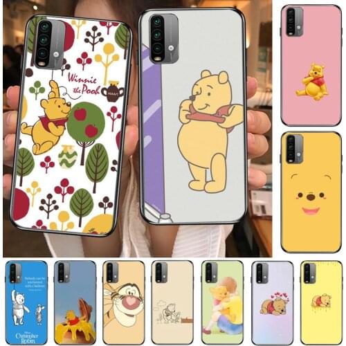 Winnie Bear Hug Phone Case For XiaoMi Redmi 11 lite 9C 8A 7A Pro 10T 5G Cover Mi 10 Ultra Poco M3 X3 NFC 8 SE cover
