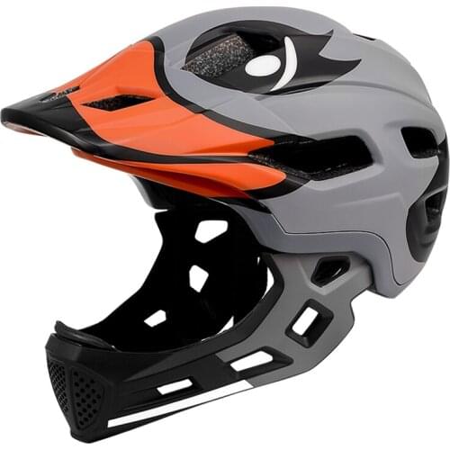 BATFOX Full Face Children Bicycle Cycling Helmet Kids Mtb Mountain Road Bike Helmets Detachable Pro Protection Cascos Ciclismo