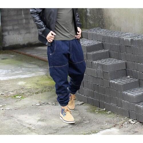 New Mens Jeans Loose Harem Cross CHaroun jeans trousers Man Bottoms