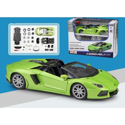 1:24 Lamborghini Aventador LP700 Convertible Simulation Alloy Car Assembly Model Collection Gift Toy