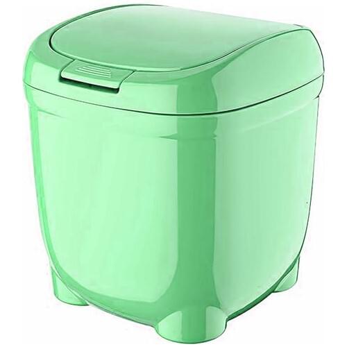Kumpazar Garbage Bucket Clamshell Press It 4 Lt-Green