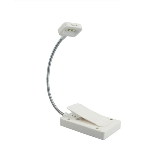 Book Light with Solar Panel, 3 LED USB Rechargeable Reading Light with 2-Level Brightness for Eye Protection Night Reading Lamp