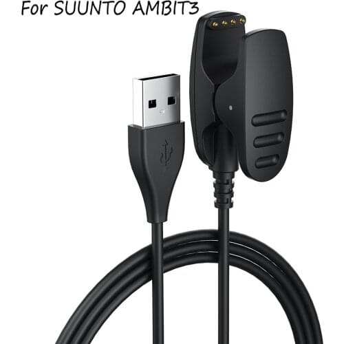 1m USB Charger Magnetic Cable For Suunto Ambit 3 Smart Watch Fast Charge Clip Adapter Replacement High quality Watch charger
