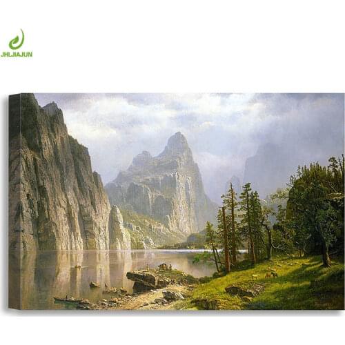 JHLJIAJUN Modular Canvas Painting Mountain Forest Scenery Nordic Wall Art Print And Poster Dining Living Room Kitchen Decor