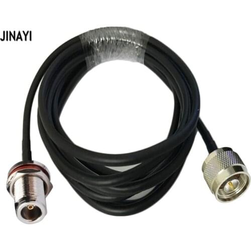 N Female O-ring Waterproof to N male Connector RG58 50-3 RF Coaxial Coax Cable 1/2/3/5/10/15/20m
