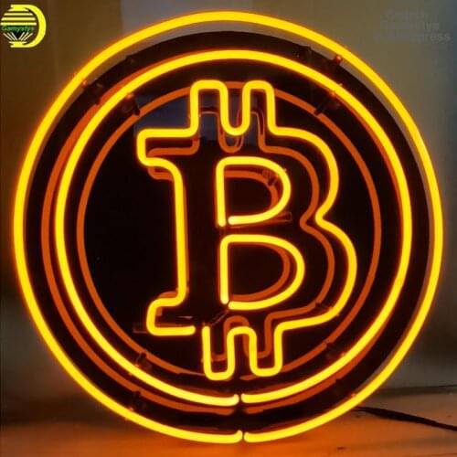 Custom LED bitcoin Neon Light Sign Led Bar Restaurant Decoration Shop Indoor Neon Business Advertising Signage Neon Light Signs