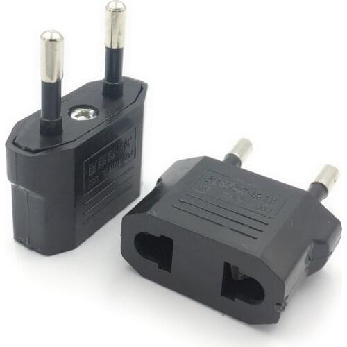 New CN US To EU Euro Europe Plug Adapter 2 Round Socket Converter Travel Electrical Power Adapter Socket China To EU Plug