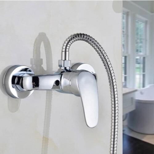 New Shower Faucet Hot and Cold Bathroom Electric Water Heater Switch Valve Copper Shower Set Solar Water Mixing Valve Top H8231