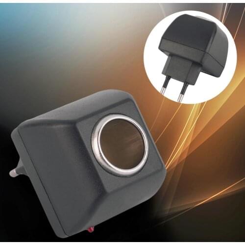 Portable EU Plug 220V AC to 12V DC Converter Adapter Car Socket Auto Charger for Car Electronics Car Charger equipment tool