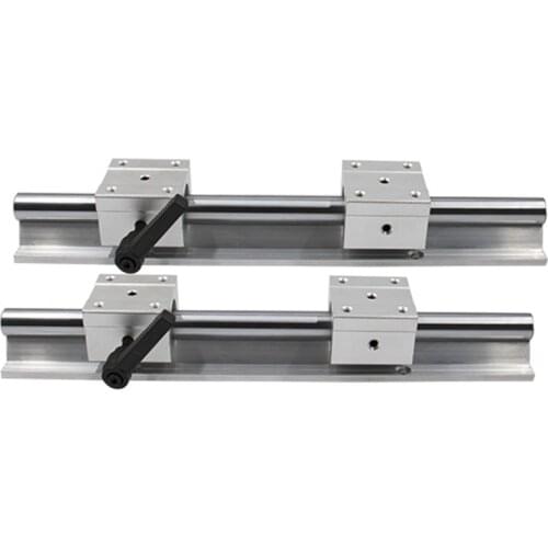 SBR16 2400mm 2450mm 2500mm 2550mm CNC aluminum round linear guide rail and linear slide block SBR16UU