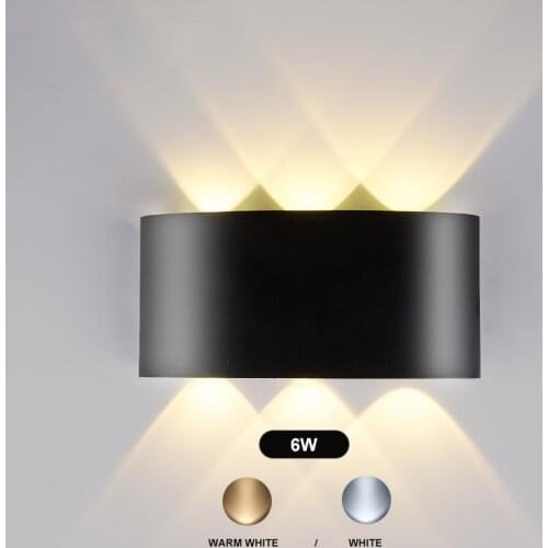 LED Outdoor Wall Lamp Balcony Wall Lamp Aisle Creative Courtyard Modern Minimalist Bedroom Living Room LED Outdoor Light