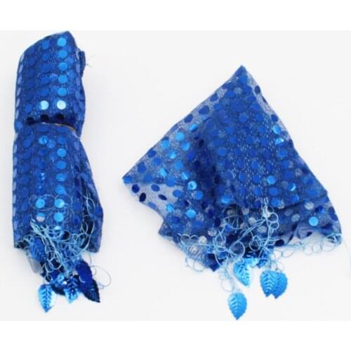 Navy blue Sequin Halay Be Wipes 10 Pcs хна для мехенди henna bride veil welon