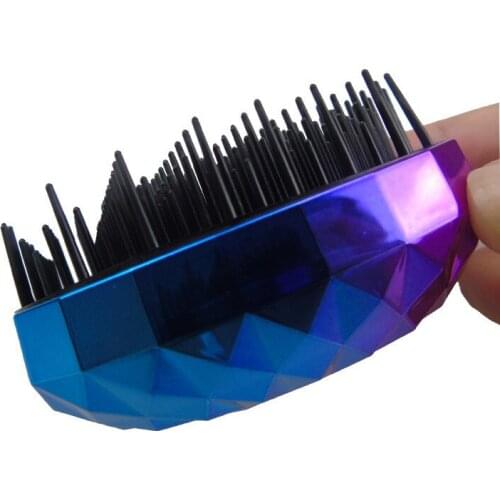 Egg Shape Glitter Women Hair Scalp Massage Comb Hairbrush Head Massager For Styling Anti-static Massage Hair Comb