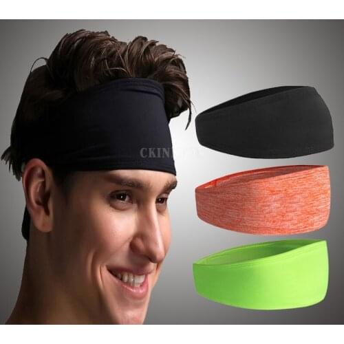 100Pcs/Lot High Quality Cotton Sports Sweat Headbands For Men & Women Tennis Badminton Yoga Hair Bands Sweatband Wholesale