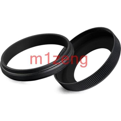 49mm Metal Lens Hood cover Filter Adapter Ring For Fujifilm fuji FinePix X100F X100T X100S X100 camera black