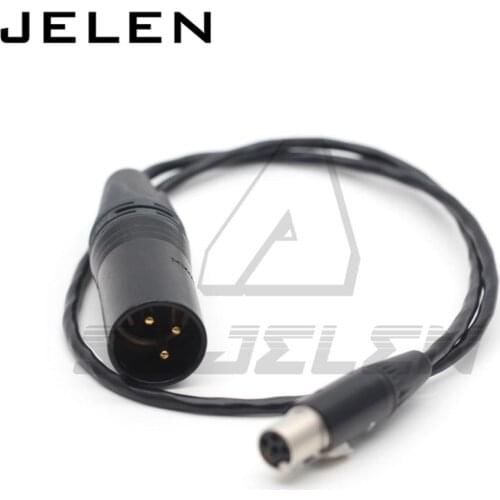 Ta5f to XLR 3pin male for Zaxcom qrx200 audio cable