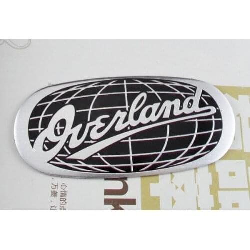 Auto car Aluminum Overland for car styling Emblem Decal Badge Sticker