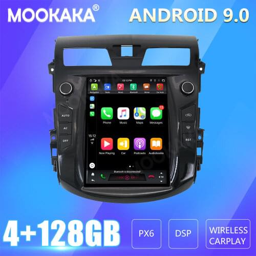 For NISSAN TEANA 2013-2019 Tesla Screen Android Px6 Car Multimedia Stereo Player Carplay GPS Navigation Head Unit DVD